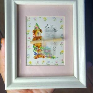 Linda Grayson Framed Picture **MUST SEE BACK OF FRAME**